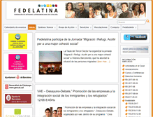 Tablet Screenshot of fedelatina.org